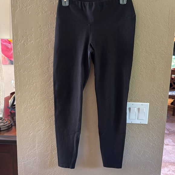 Banana Republic Women’s Black Wide Band stretch Leggings Size Small - Picture 2 of 10